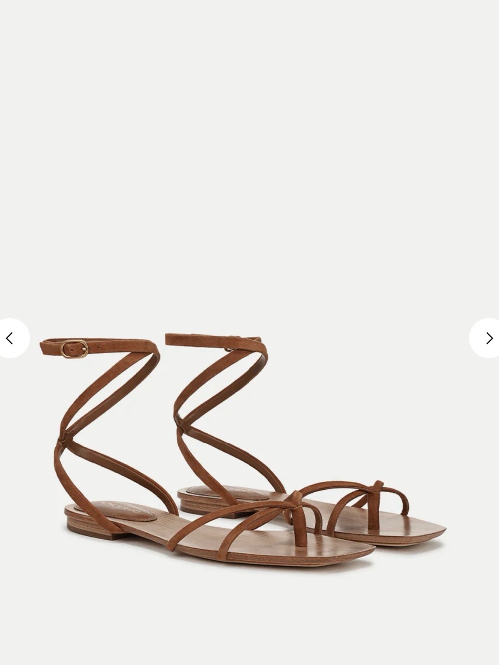 VERONICA BEARD ALLEGRA HAZELWOOD SANDALS - Picture 2 of 5